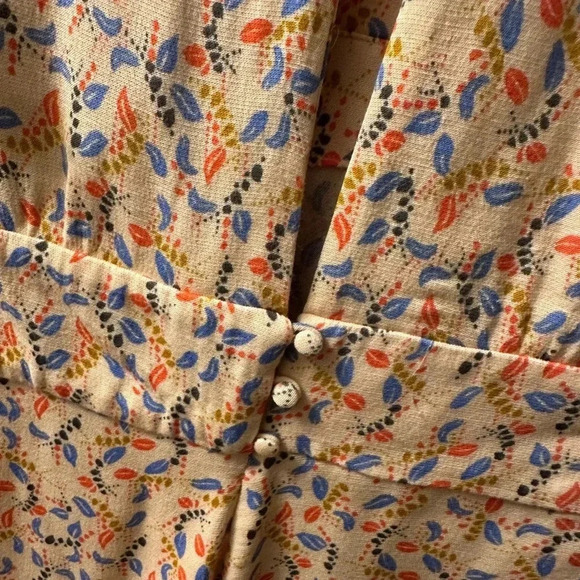 Free People Meet Virginia Romper in Pink Combo size 6 - Picture 5 of 6